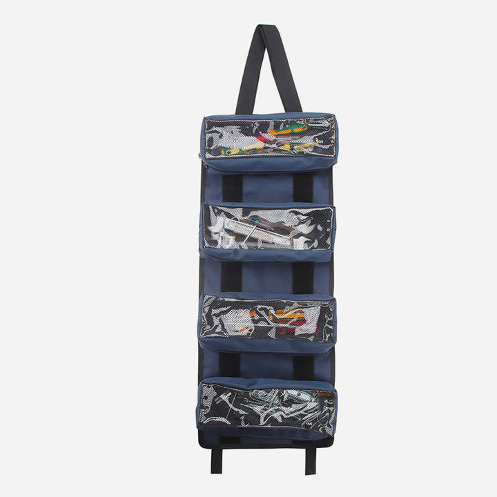 Werkzeug-Rolltasche, robuster Werkzeug-Organizer mit 4 herausnehmbaren Beuteln