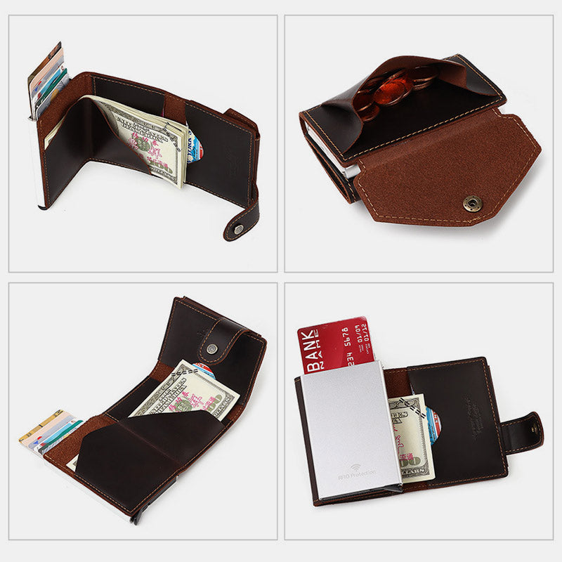 RFID Retro Kartenhalter Business Geldbörse