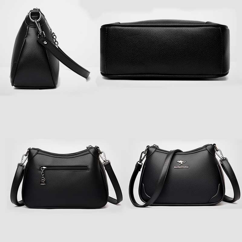 3-Wege-Verwendung, große Schultertasche, Umhängetasche, Handtasche