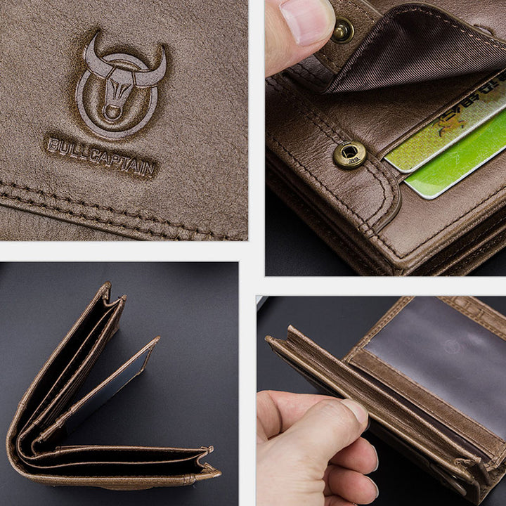 RFID Multi-Slot Retro Geldbörse