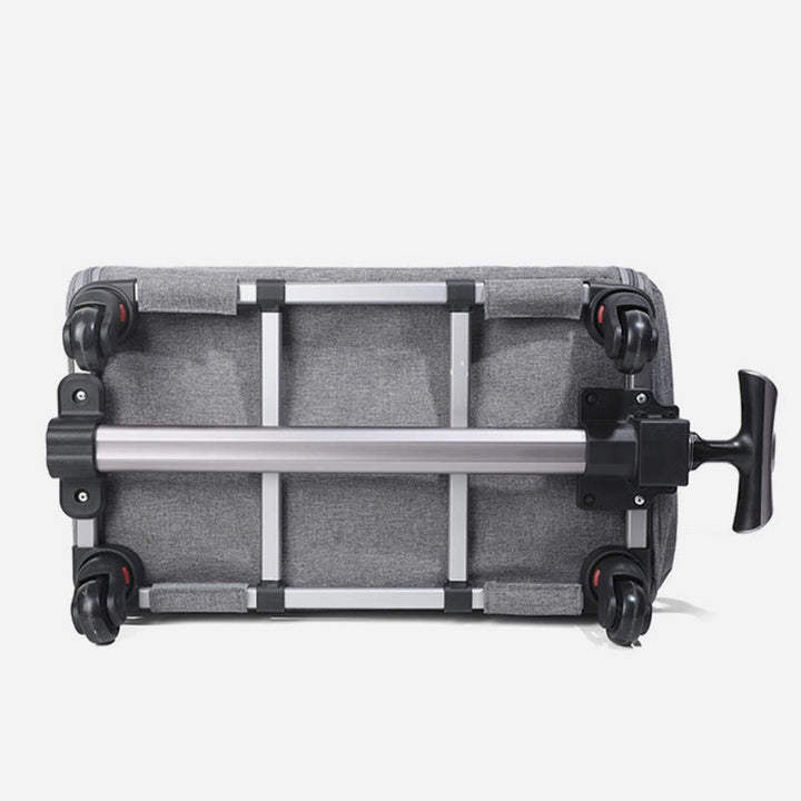 Rolling Pet Carrier Faltbare atmungsaktive Zugstange Haustiertasche