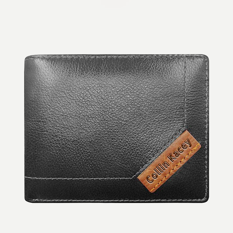 Herren Retro Bifold Kurze Geräumige Leder Geldbörse Multi Style Optionals