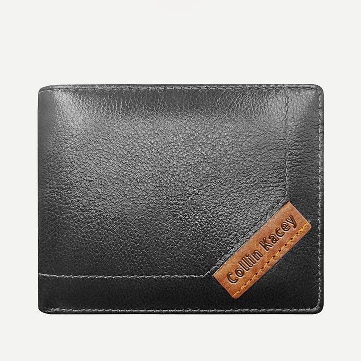 Herren Retro Bifold Kurze Geräumige Leder Geldbörse Multi Style Optionals