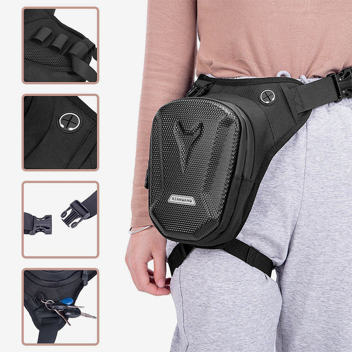 Taktische Beintasche für Herren, wasserdichte Gürteltasche für Outdoor-Motorräder