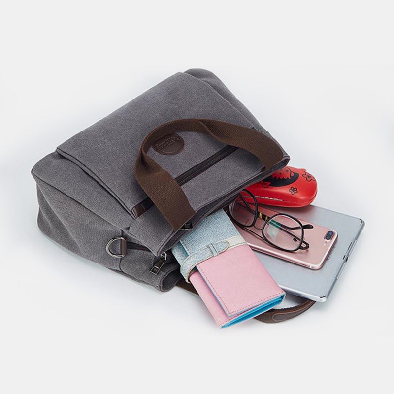 Umhängetasche mit großem Fassungsvermögen und mehreren Taschen