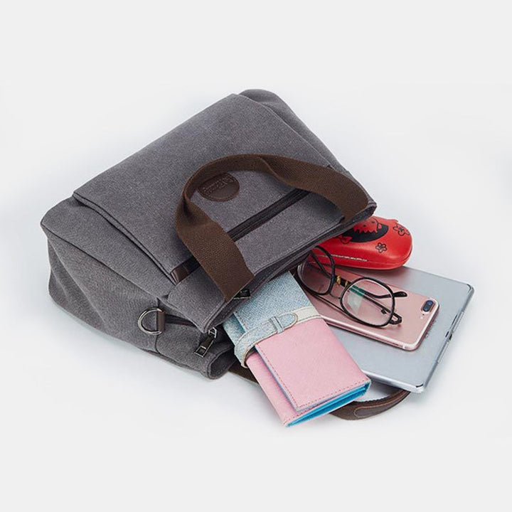 Umhängetasche mit großem Fassungsvermögen und mehreren Taschen