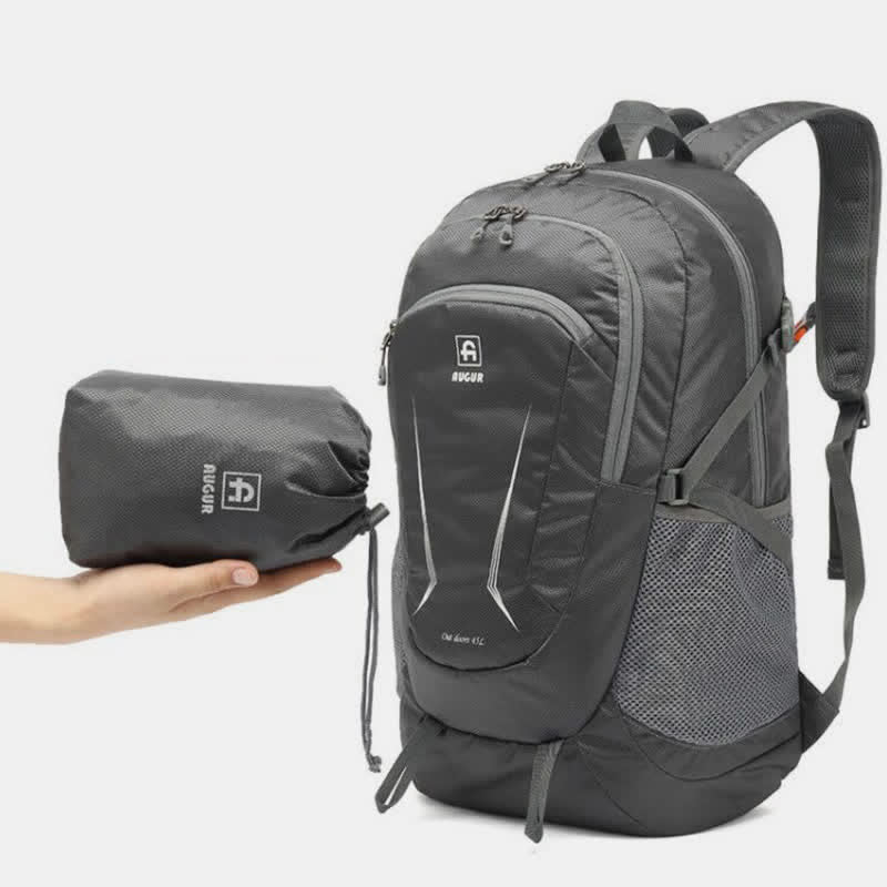 Packbarer Wanderrucksack, wasserabweisend, leichter Tagesrucksack, faltbarer Reiserucksack