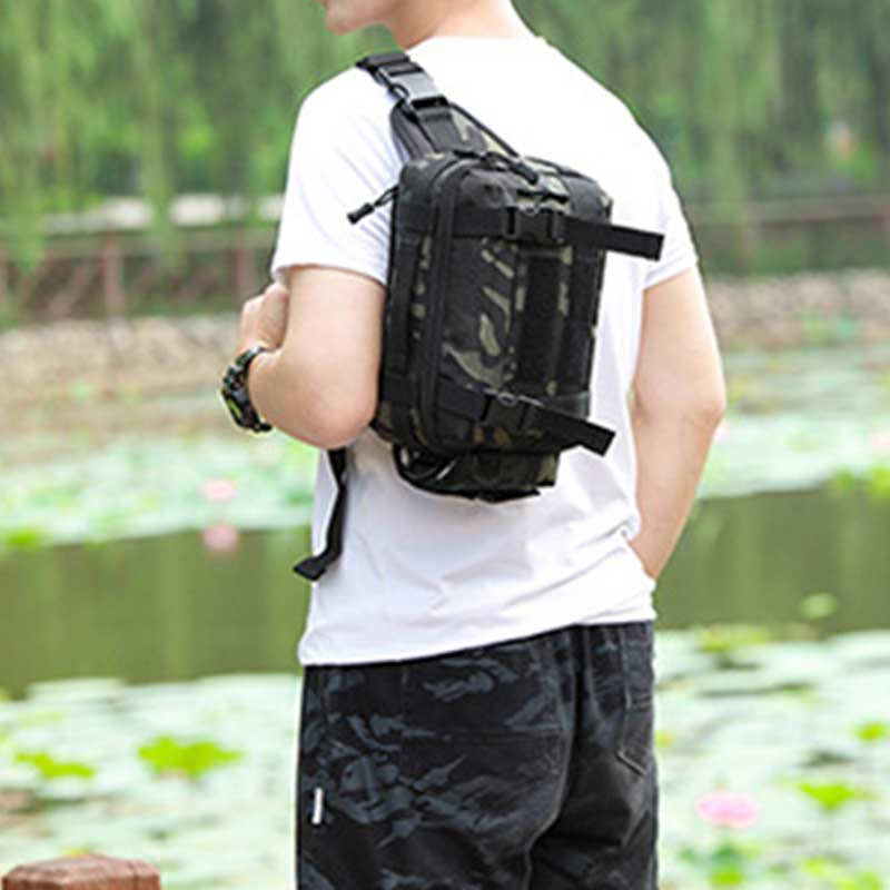 Große Camo Tactical Bag für Sport Nylon Umhängetasche Hüfttasche