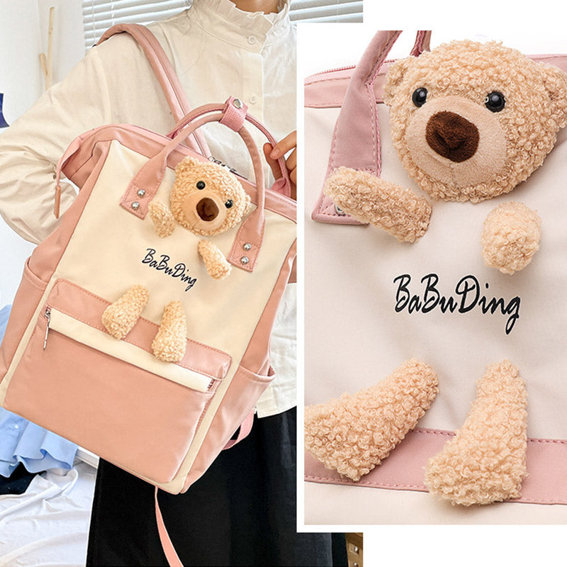 Kawaii Rucksack für Teenager-Mädchen, süßer College- und Highschool-Rucksack für Laptop und Bücher