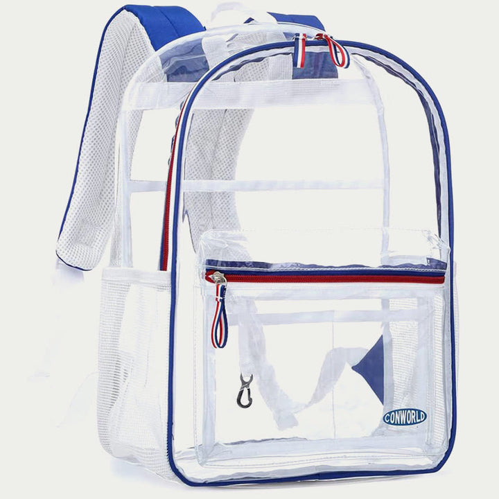 PVC-Rucksack für Erwachsene im Freien, transparente große, durchsichtige Tasche
