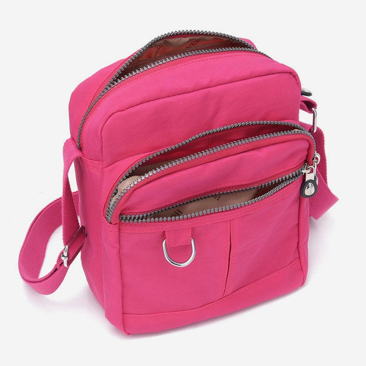 Damen Umhängetasche mit mehreren Taschen, lässige Reise-Schultertasche