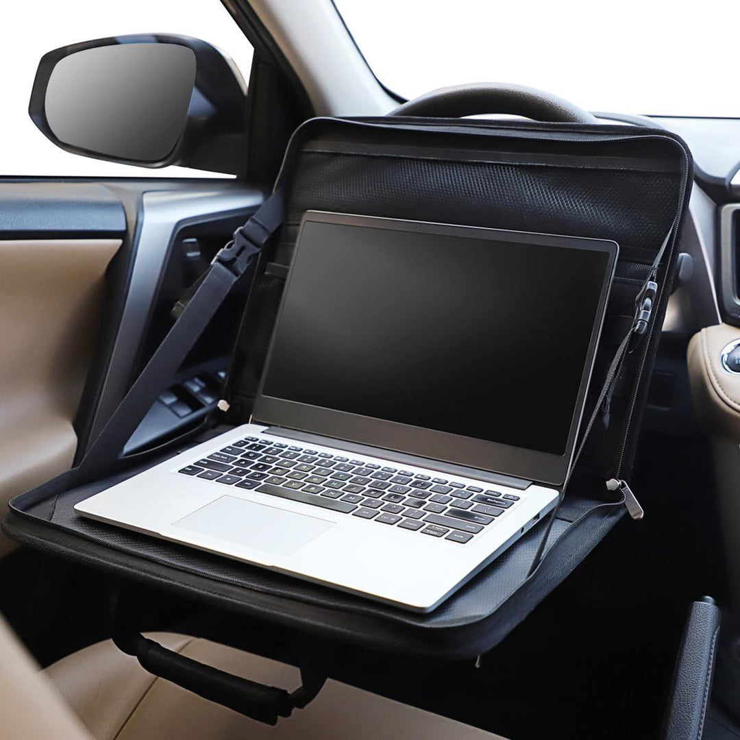 Aktentasche für Business, verstellbar, für Auto, Laptop, Schreibtisch, Oxford, zusammenklappbar, Organizer-Tasche