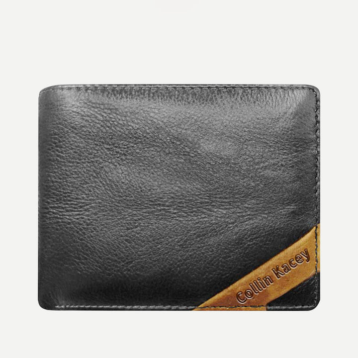 Herren Retro Bifold Kurze Geräumige Leder Geldbörse Multi Style Optionals