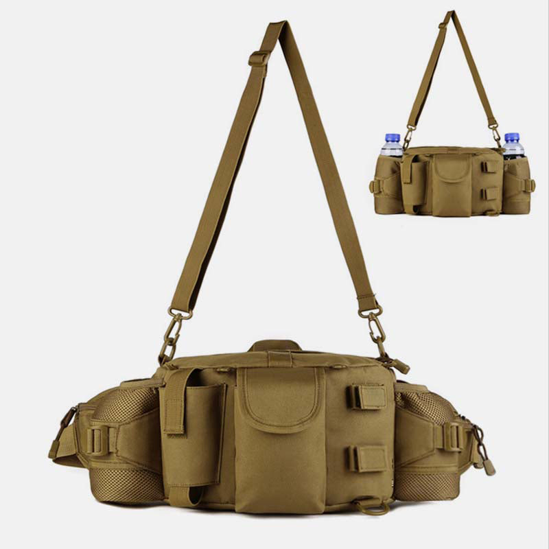 Multi-Pocket Crossbody Tasche Taktische Hüfttasche Passend für 10 Zoll Tablet