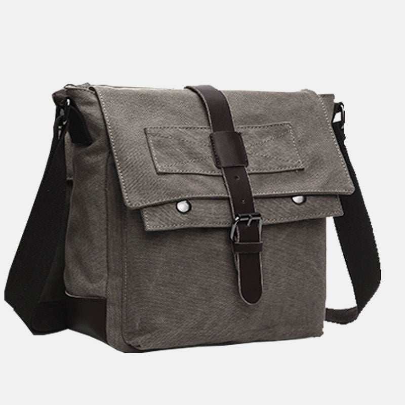 Retro Business Messenger Bag mit mehreren Taschen