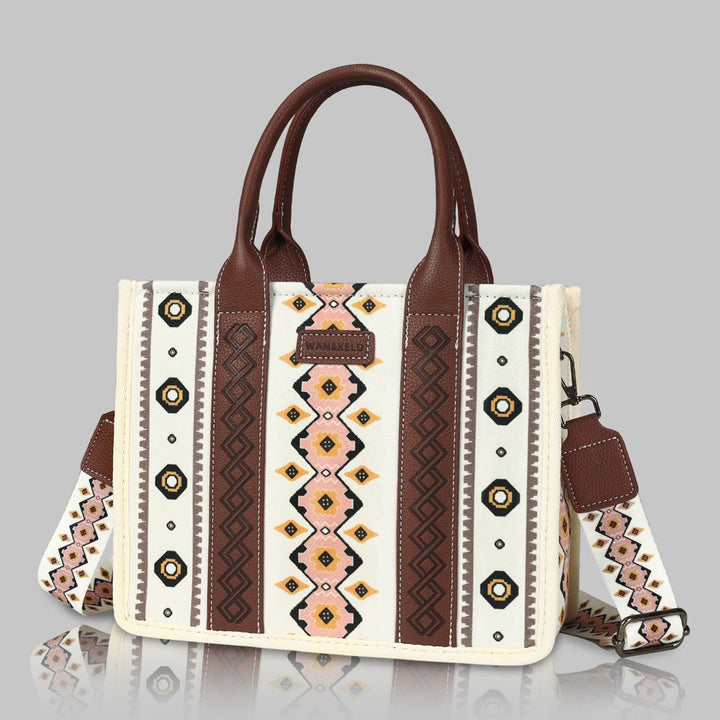 Retro Bohemian Tote für Damen, elegante Umhängetasche, Handtasche