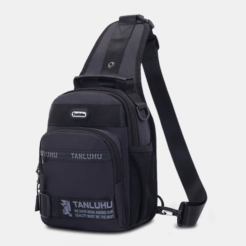 Schultertasche für Herren, multifunktionaler, lässiger Umhängerucksack für Outdoor-Sportarten