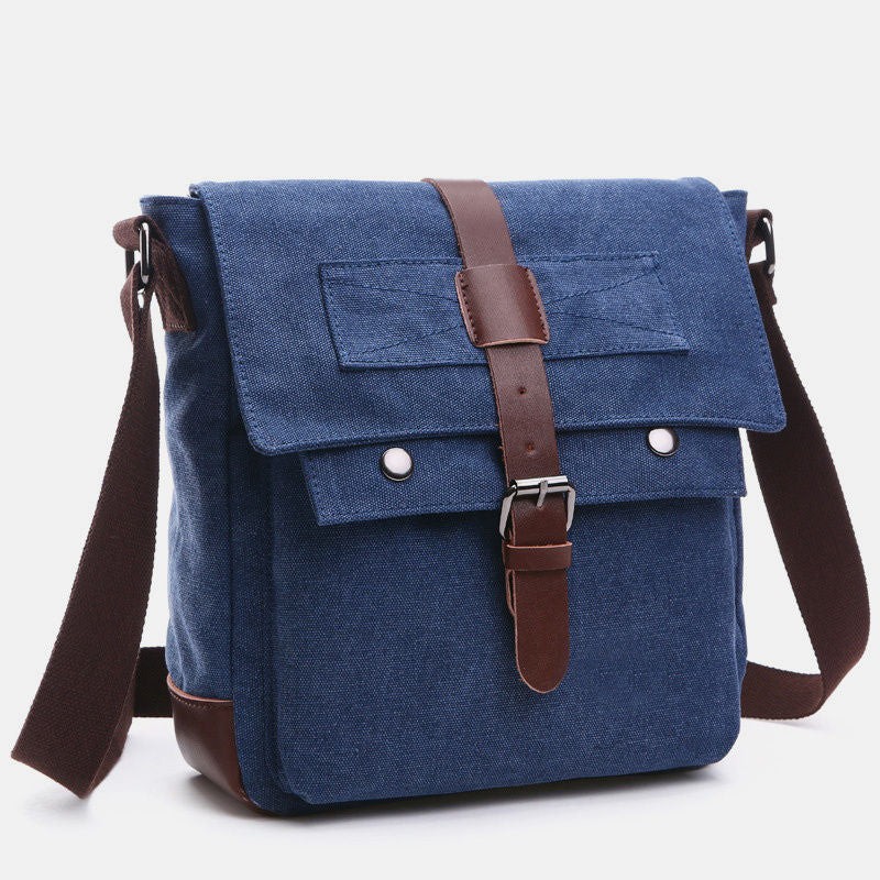 Retro Business Messenger Bag mit mehreren Taschen