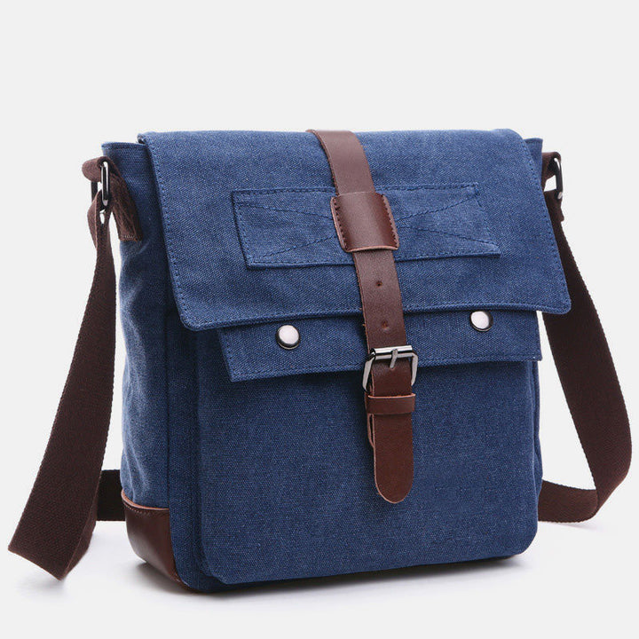 Retro Business Messenger Bag mit mehreren Taschen