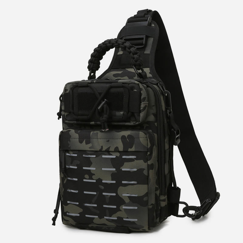 Tatical Brusttasche für Herren, Umhängetasche für Outdoor-Training