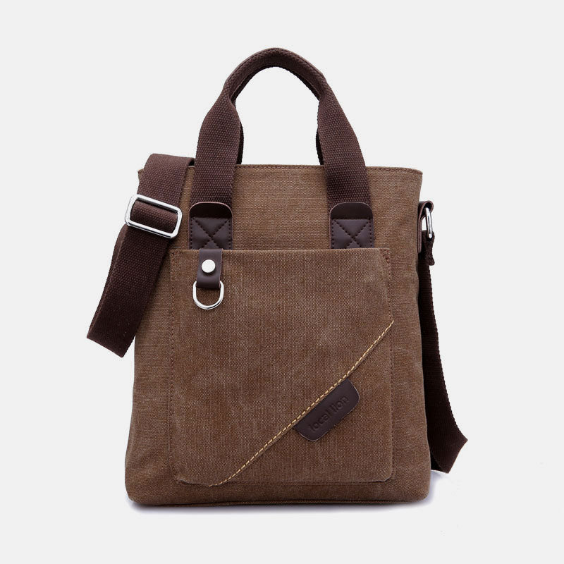 Große Handtasche aus Canvas mit großem Fassungsvermögen, Umhängetasche