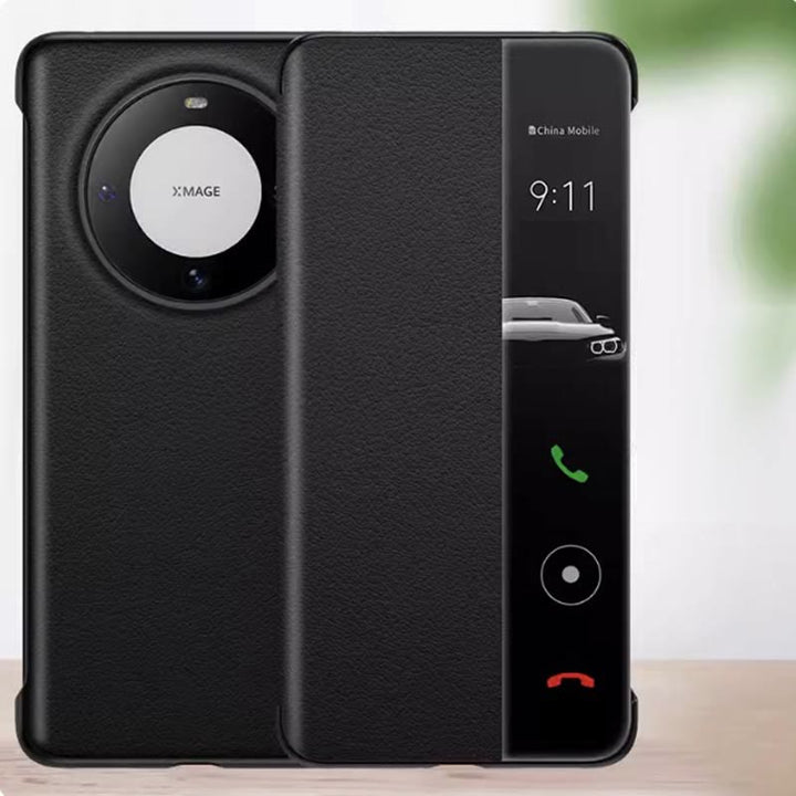 Huawei Mate-Serie - Seitenfenster - Anti-Drop-Klapptelefonhülle