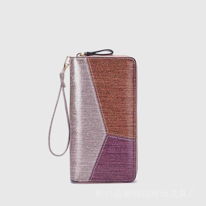 Glitzernde Clutch mit mehreren Taschen, Handytasche