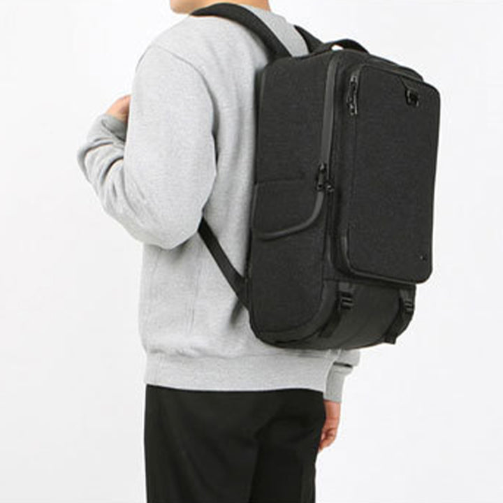 Robuster 15-Zoll-Business-Laptop-Rucksack für unterwegs mit USB-Ladeanschluss und Kopfhöreranschluss