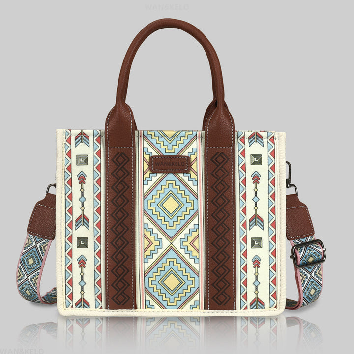 Retro Bohemian Tote für Damen, elegante Umhängetasche, Handtasche