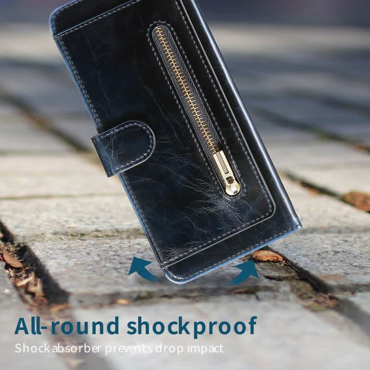 Z Fold 4 /3 Hülle Brieftasche für Frauen Männer PU Leder Flip Kickstand Telefonabdeckung