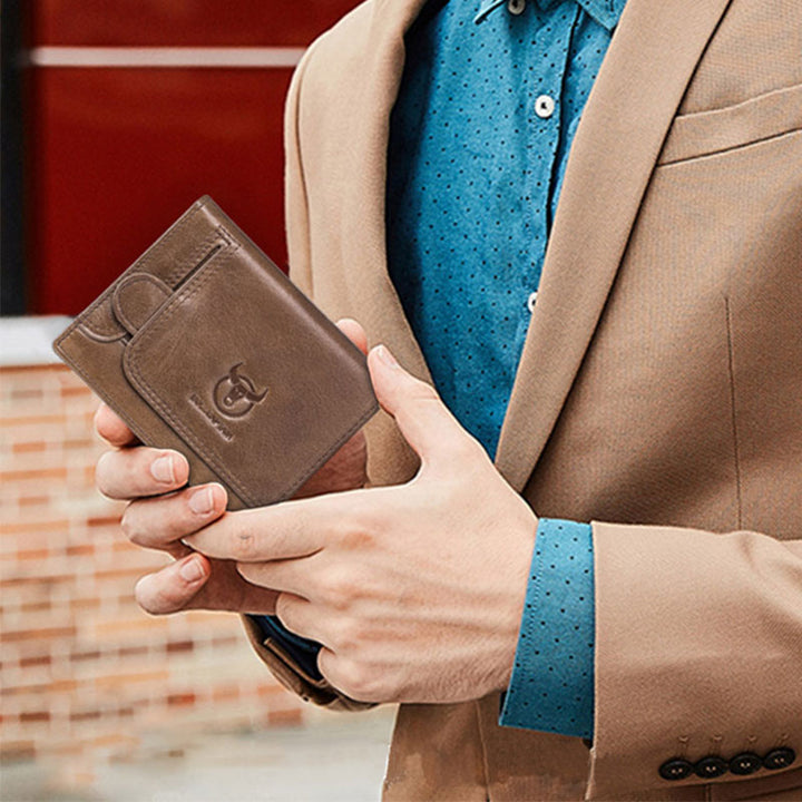 RFID Multi-Slot Retro Geldbörse
