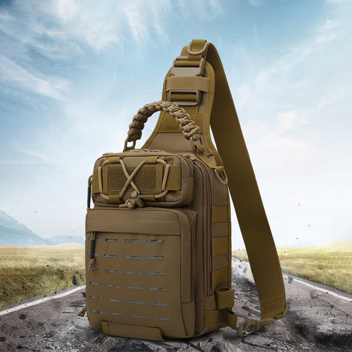 Tatical Brusttasche für Herren, Umhängetasche für Outdoor-Training
