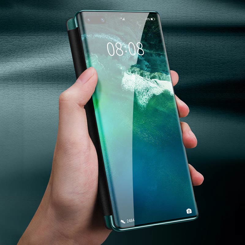 Huawei Mate-Serie - Seitenfenster - Anti-Drop-Klapptelefonhülle
