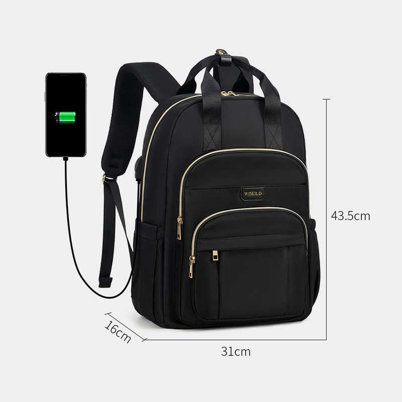 Rucksack für Damen, multifunktional, für den Alltag, Reisen und Freizeit, großes Fassungsvermögen