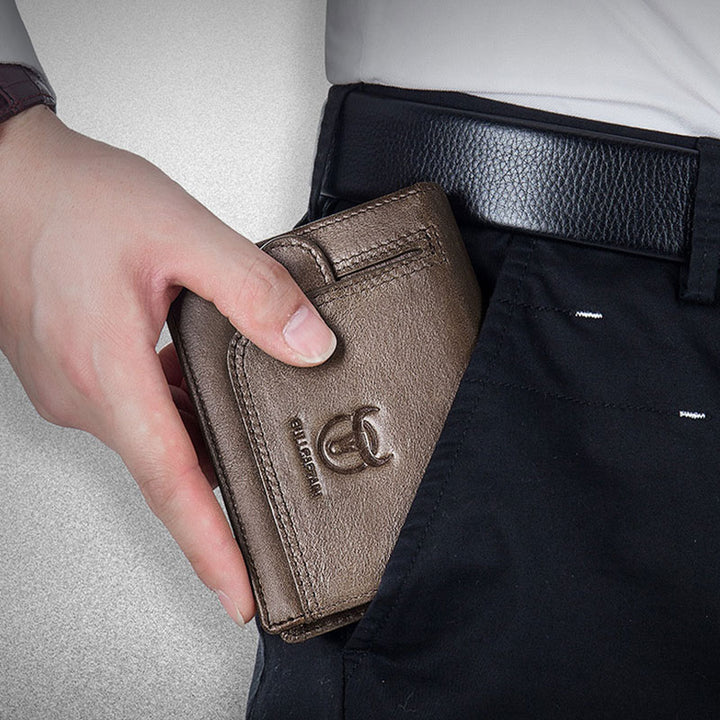 RFID Multi-Slot Retro Geldbörse