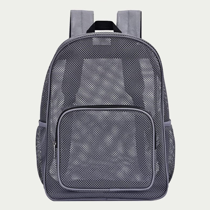 Netz-Rucksack für die Schule, Reisen, durchsichtige tragbare Handtasche