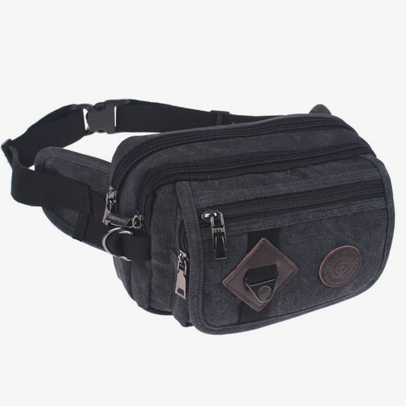 Canvas Gürteltasche Outdoor Reiten Herren Sport Hüfttasche