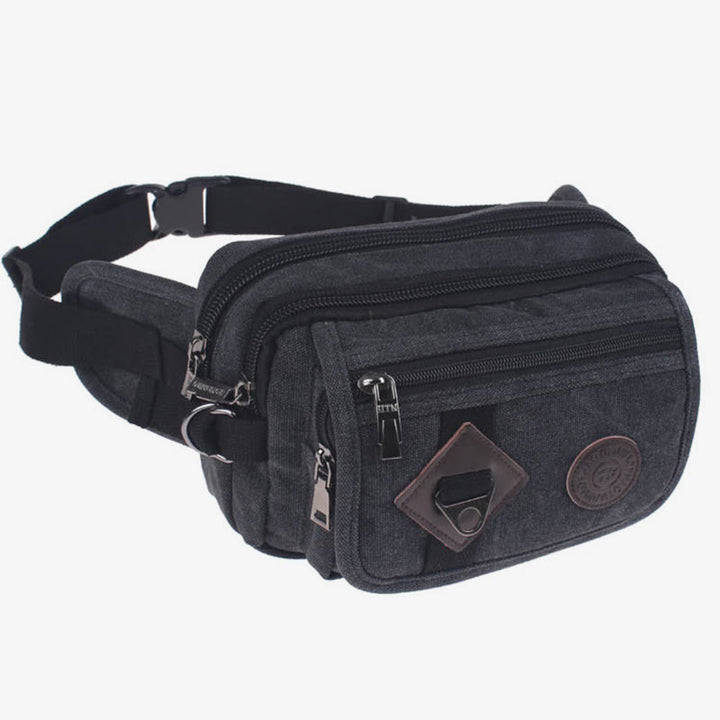 Canvas Gürteltasche Outdoor Reiten Herren Sport Hüfttasche