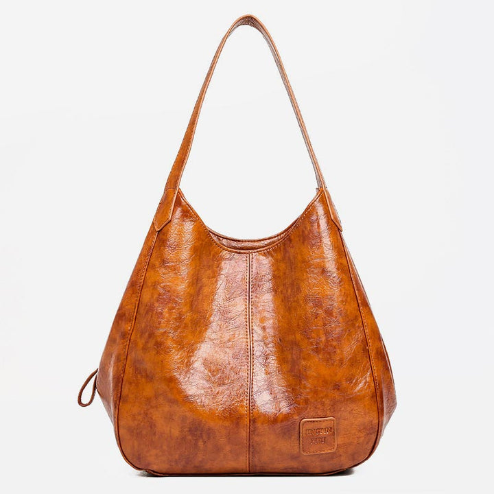 Große Kapazität Simply Fashion Umhängetasche Dreilagige Hobo Bag