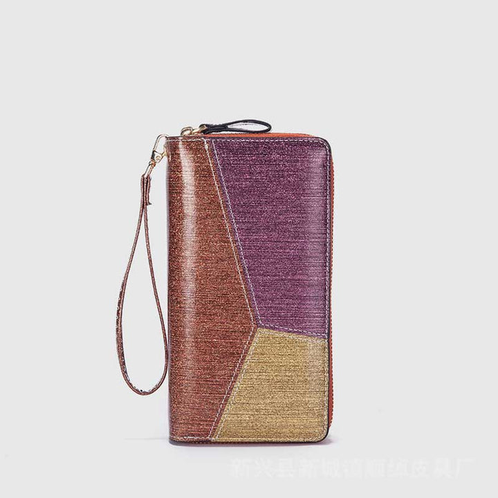 Glitzernde Clutch mit mehreren Taschen, Handytasche