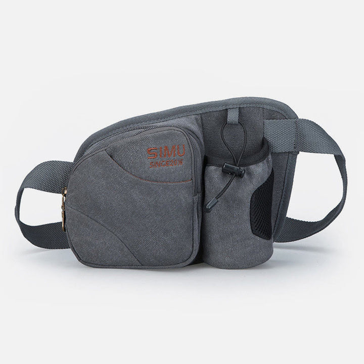 Kleine Hüfttasche für Herren, für Outdoor-Reiten, Canvas-Sporttasche