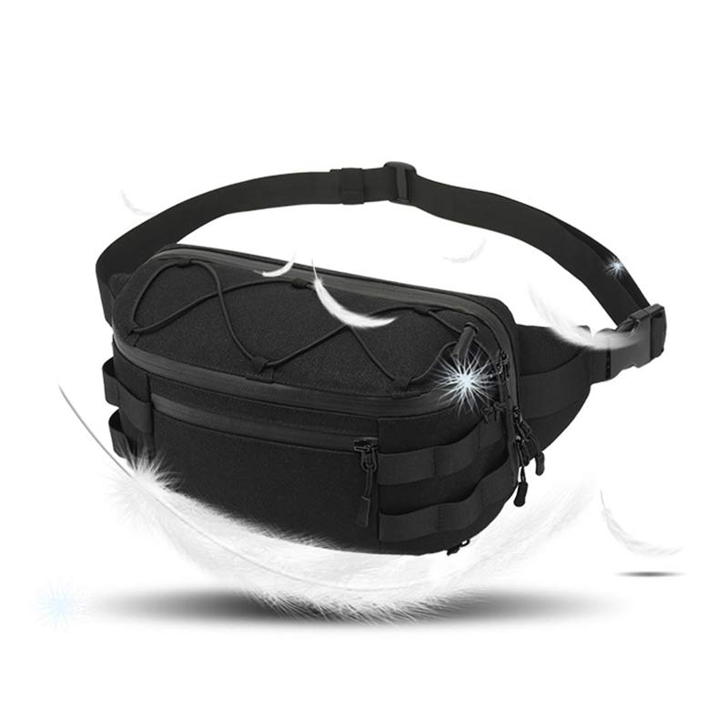 Taktische Hüfttasche, große Kapazität, funktionale Schultertasche