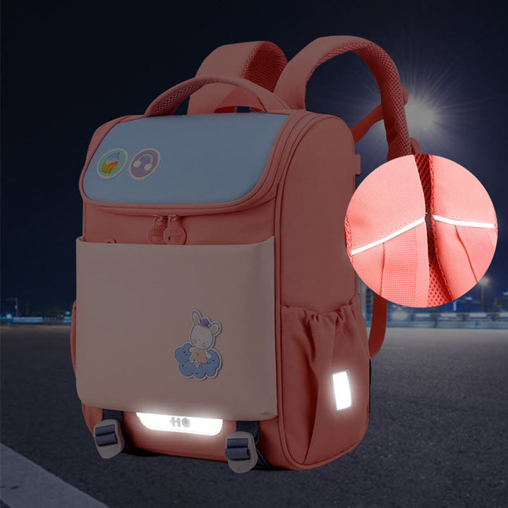 Rucksack für Schüler, leicht, reflektierend, All-in-One-Grundschultasche