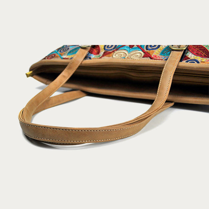 Große Einkaufstasche mit Musterdruck im ethnischen Stil für Damen