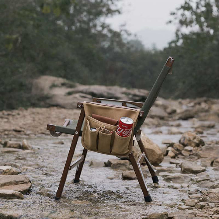Armlehnentasche für Campingstühle zum Aufhängen, multifunktionale Aufbewahrungstasche