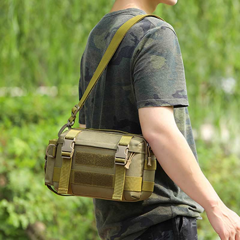 Große Camo Tactical Bag für Sport Nylon Umhängetasche Hüfttasche