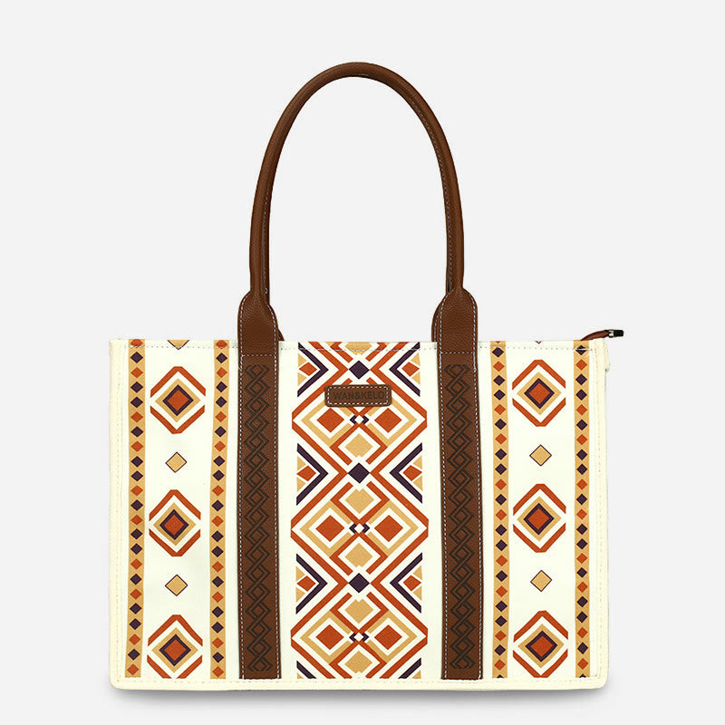 Retro Bohemian Tote für Damen, elegante Umhängetasche, Handtasche