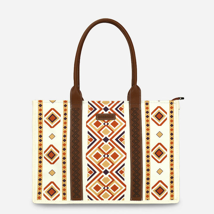Retro Bohemian Tote für Damen, elegante Umhängetasche, Handtasche