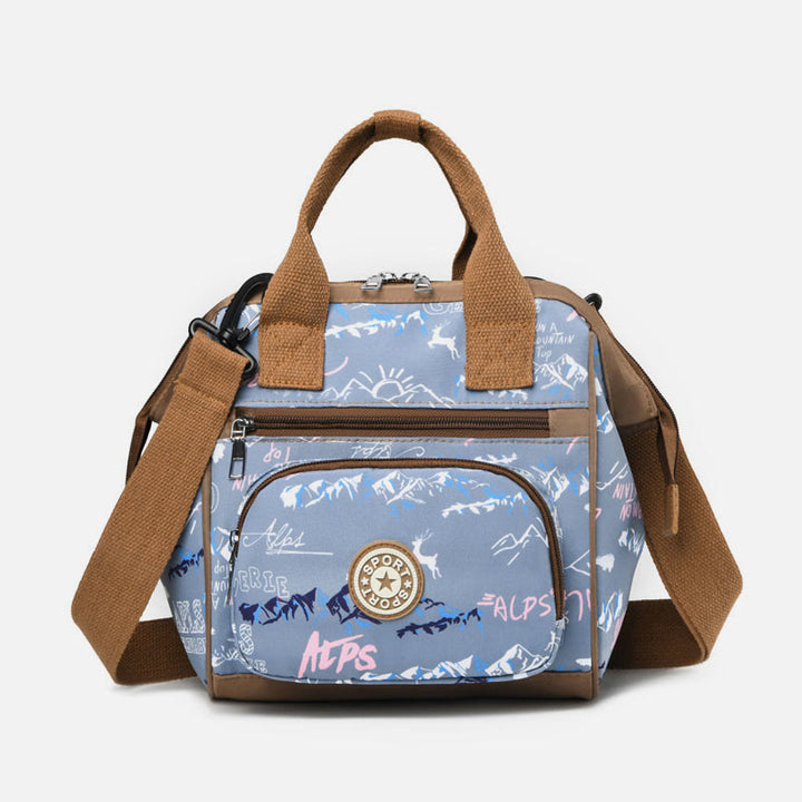Funktionelle wasserdichte Umhängetasche, umwandelbarer Mini-Rucksack, Mamatasche