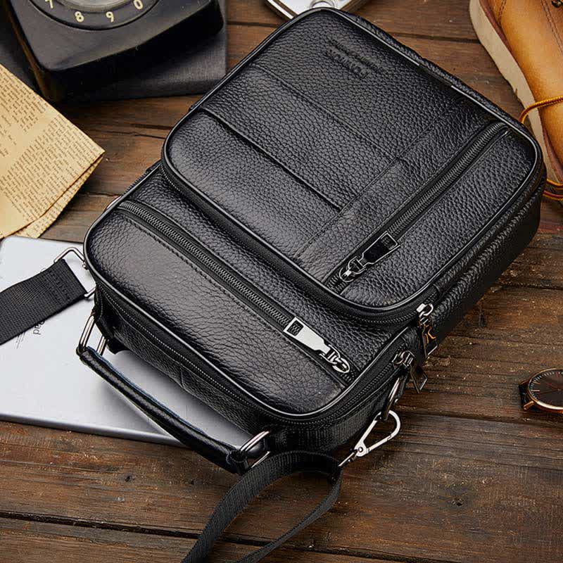 Messenger Bag für Herren, für Geschäftsreisen, kleine Umhängetasche